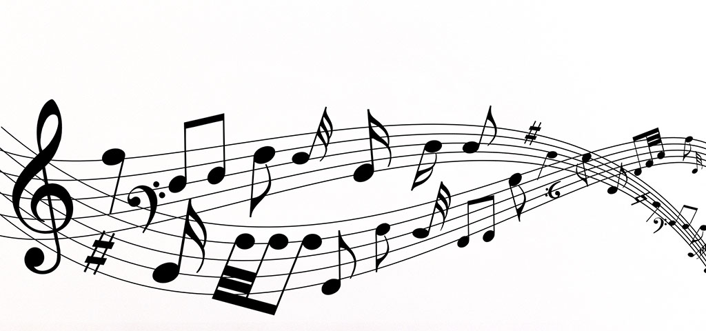 WT Faux (Black Music Notes) PROOF